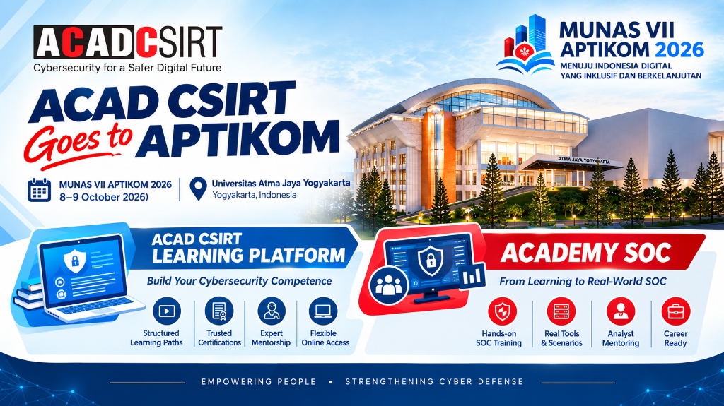 Partisipasi ACAD-CSIRT dalam Munas APTIKOM 2026