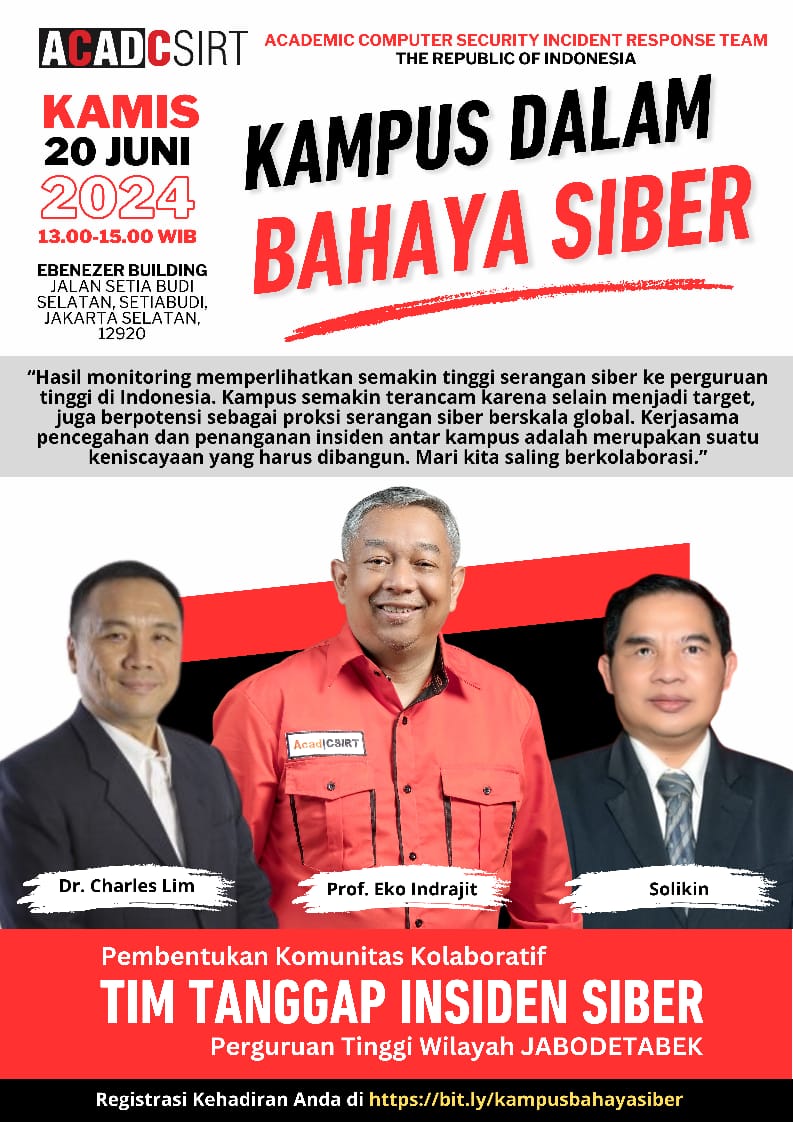 Poster Kampus dalam Bahaya Siber